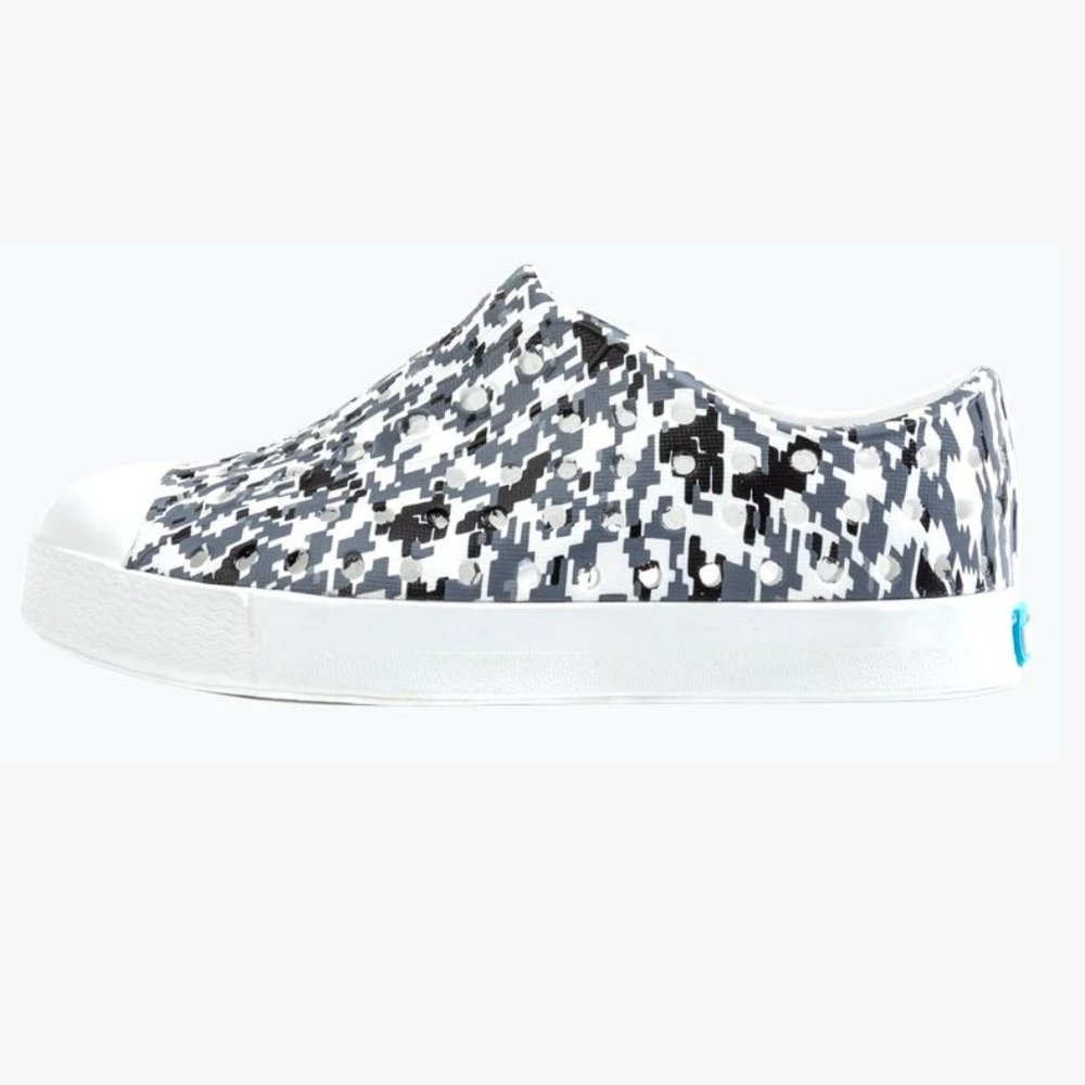 Native Jefferson Print Shoes - Grey Digi (Size C10)